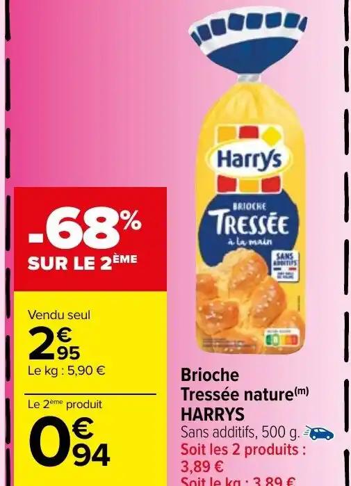 Brioche Tressée nature(m) HARRYS