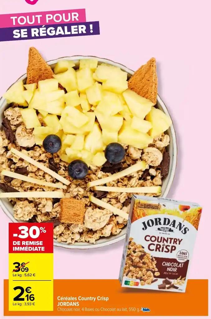 Céréales Country Crisp JORDANS
