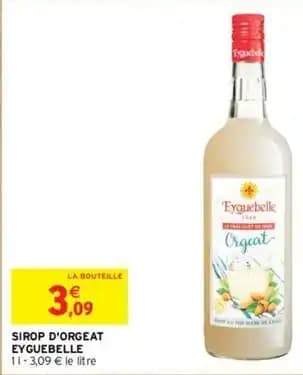Eyguebelle - sirop d'orgeat