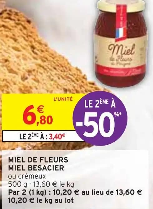 BESACIER MIEL DE FLEURS MIEL