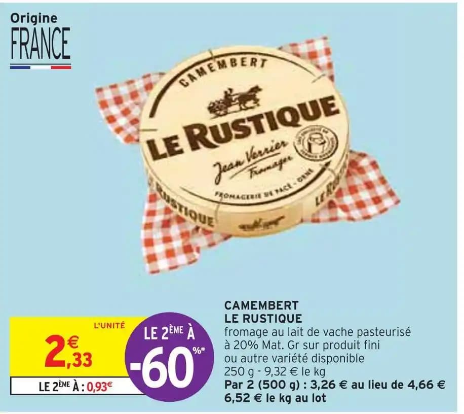 LE RUSTIQUE CAMEMBERT