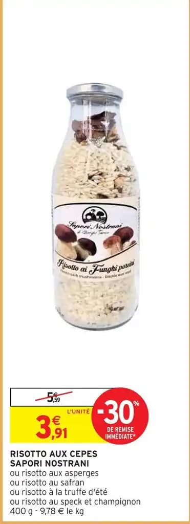 SAPORI NOSTRANI RISOTTO AUX CEPES