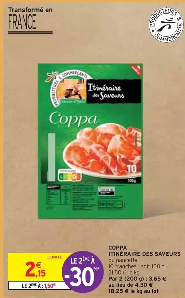 ITINÉRAIRE DES SAVEURS COPPA