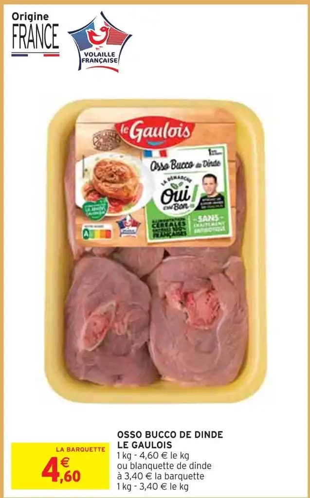 LE GAULOIS OSSO BUCCO DE DINDE