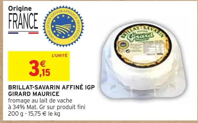 GIRARD MAURICE BRILLAT-SAVARIN AFFINÉ IGP