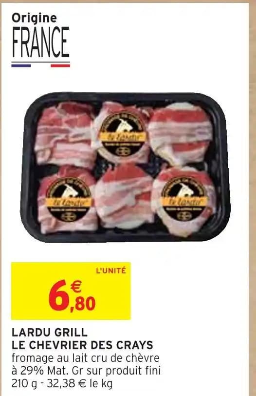 LE CHEVRIER DES CRAYS LARDU GRILL
