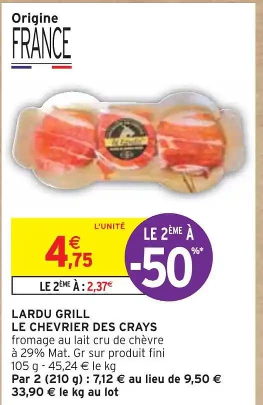 LARDU GRILL LE CHEVRIER DES CRAYS
