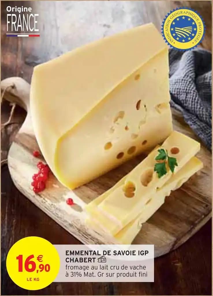 CHABERT EMMENTAL DE SAVOIE IGP