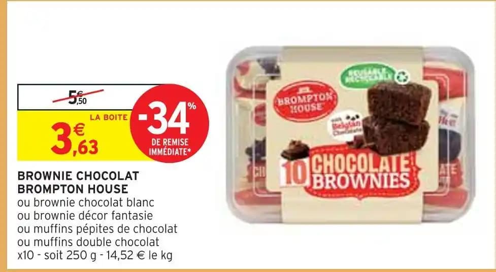 BROMPTON HOUSE BROWNIE CHOCOLAT