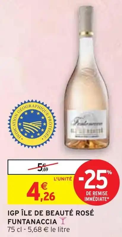 IGP ÎLE DE BEAUTÉ ROSÉ FUNTANACCIA