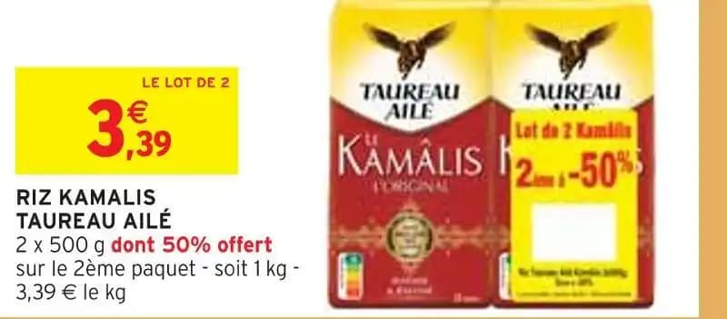 TAUREAU AILÉ RIZ KAMALIS