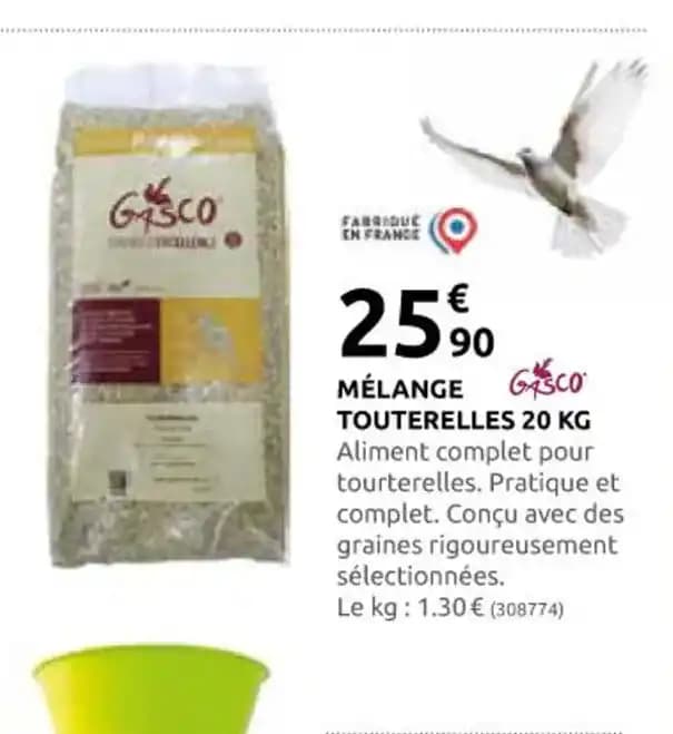 MÉLANGE POULES PONDEUSES 20 KG