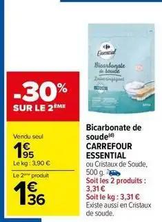 Carrefour - dentfrice bicarboné