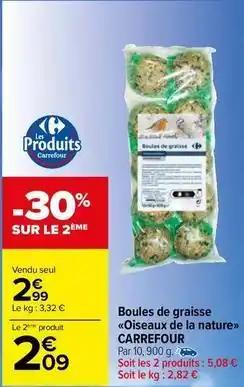 Carrefour - boules de graisse