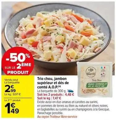 Comte - trio jambon