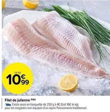 Filet de julienne