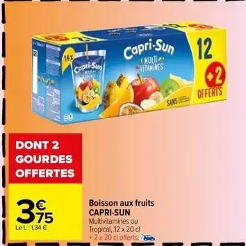 Capri sun - boisson à l'avoine