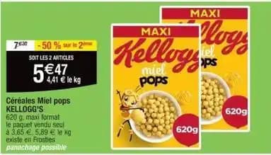 Kellogg's - céréales miel pops