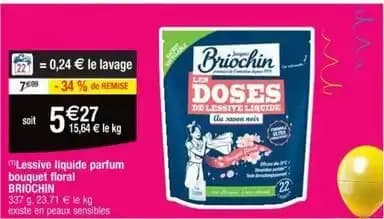 Briochin - lessive liquide parfum bouqet floral