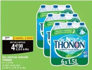 Thonon - eau minérale naturelle
