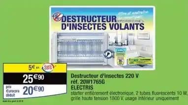Cora - destructeur d'insectes 220 v