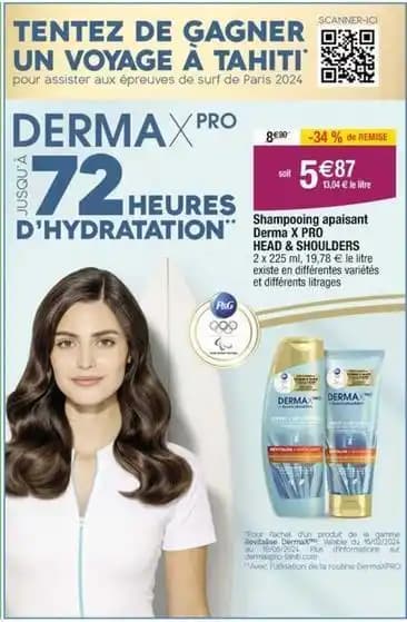 Head & shoulders - shampooing apaisant derma x pro