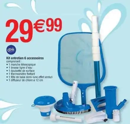 Gre - kit entretien 6 accessoires