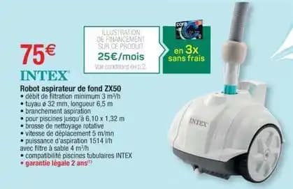 Intex - robot aspirateur de fond