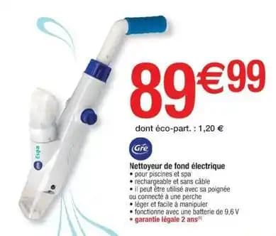 Gre pool - nettoyeur de fond électrique