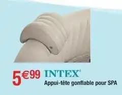 Intex - appui tête gonflable pour spa