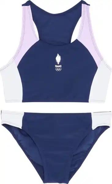 PARIS 2024 Maillot de bain 2 pièces fille Equipe de France des Jeux Olympiques de Paris 2024