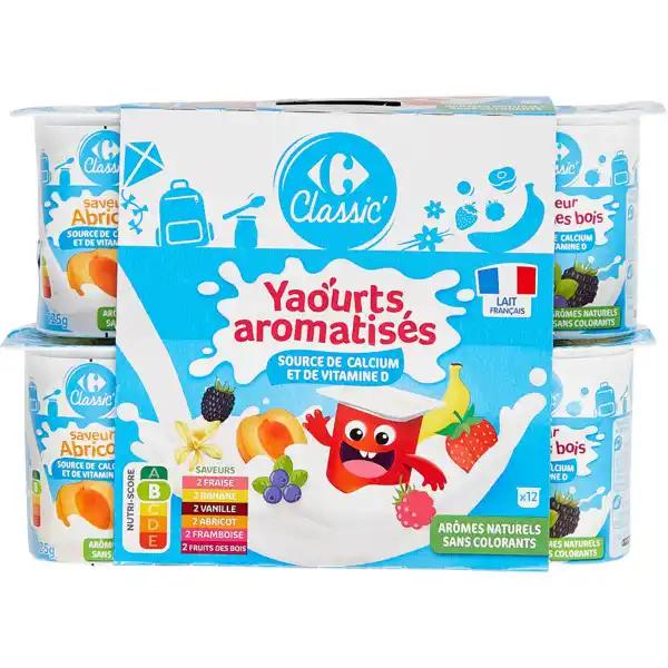 CARREFOUR CLASSIC' Yaourts aromatisés aux fruits