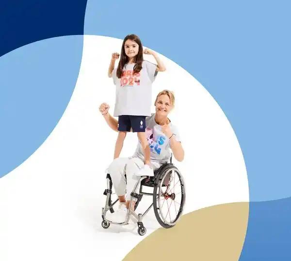 PARIS 2024 T-shirt fille des Jeux Olympiques de Paris 2024