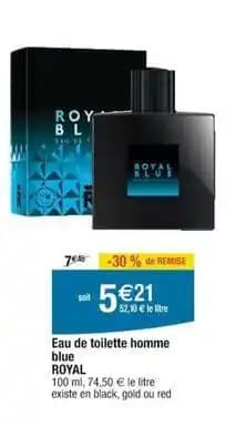 Royal blue - eau de toilette homme