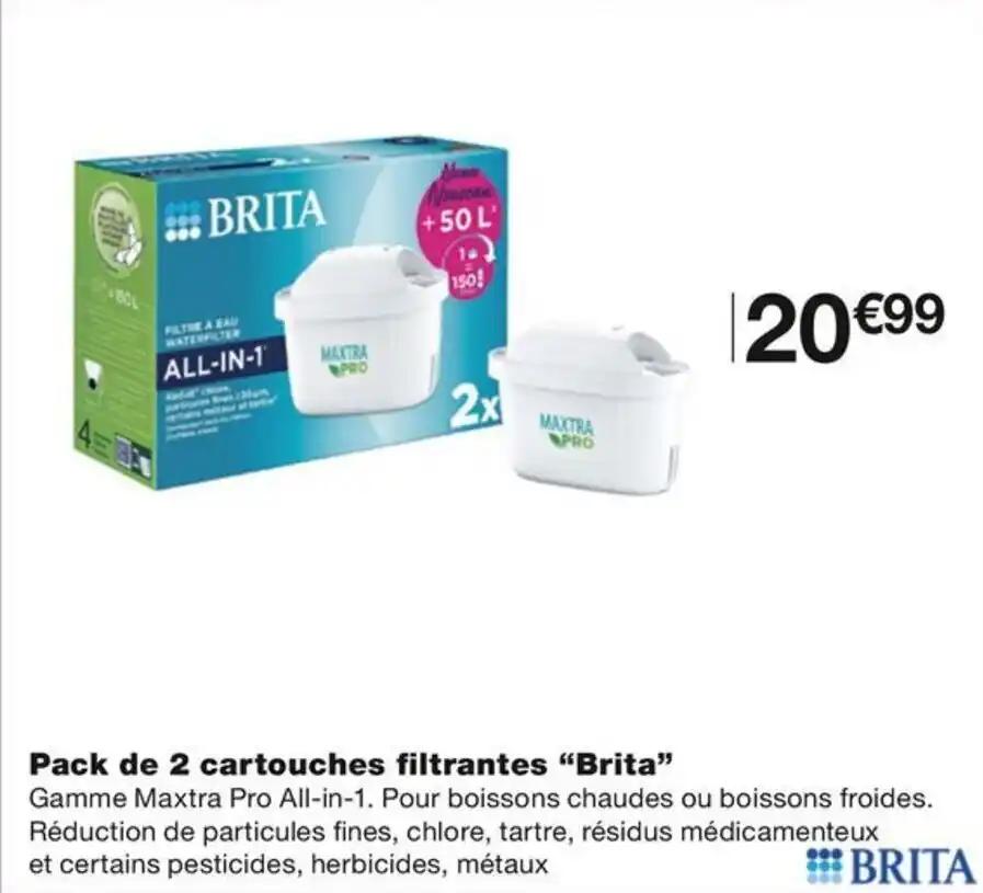 Pack de 2 cartouches filtrantes “Brita”