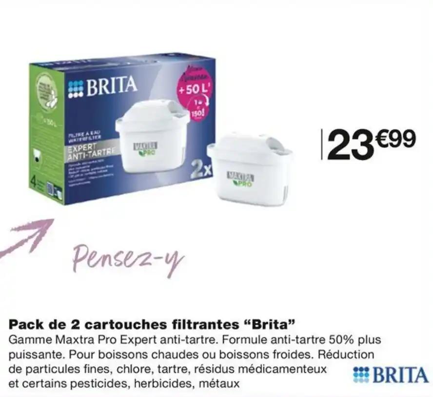 Pack de 2 cartouches filtrantes "Brita”