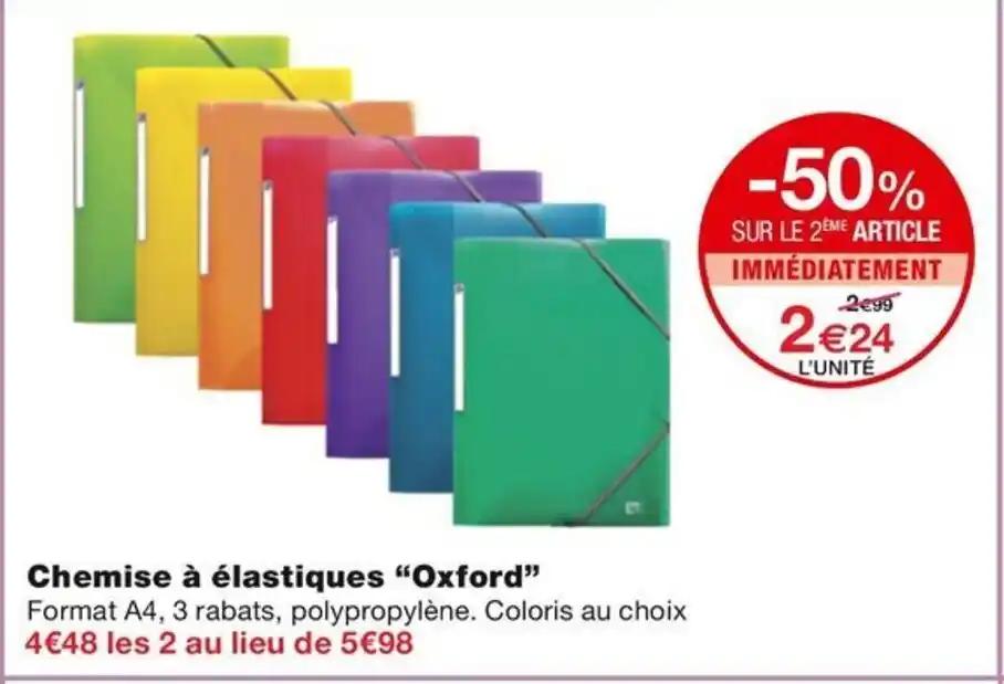 Chemise à élastiques “Oxford”
