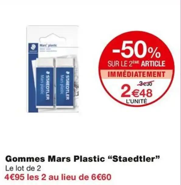 Gommes Mars Plastic "Staedtler"