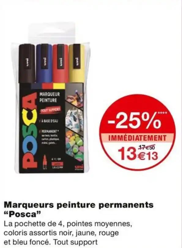 Marqueurs peinture permanents "Posca"