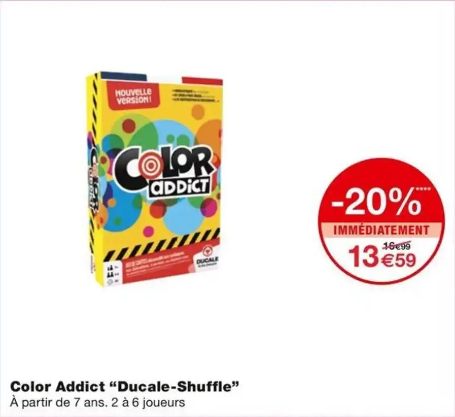 Color Addict "Ducale-Shuffle" À partir de 7 ans. 2 à 6 joueurs