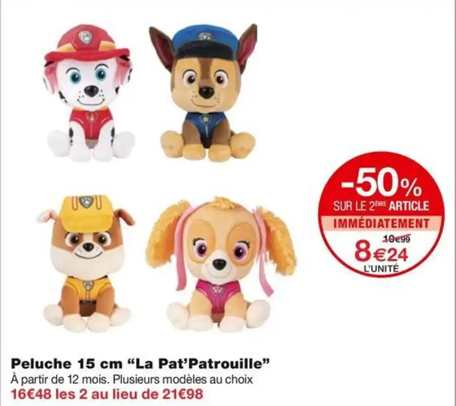 Peluche 15 cm "La Pat'Patrouille"