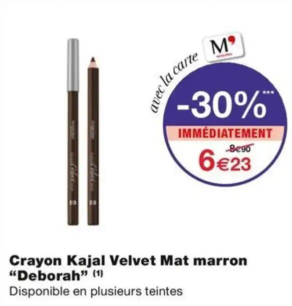 Crayon Kajal Velvet Mat marron "Deborah❞ (1)