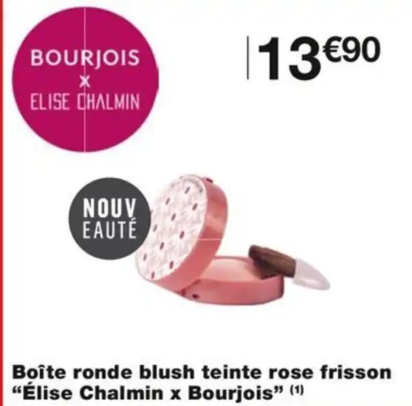 Boîte ronde blush teinte rose frisson "Élise Chalmin x Bourjois❞ (1)