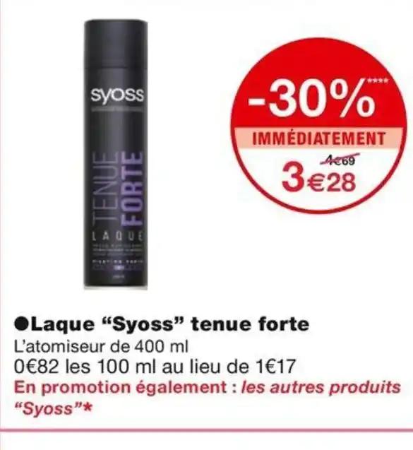 Laque Syoss tenue forte