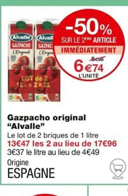Gazpacho original "Alvalle"