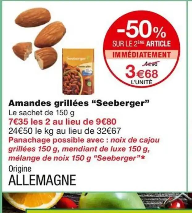 Amandes grillées "Seeberger”