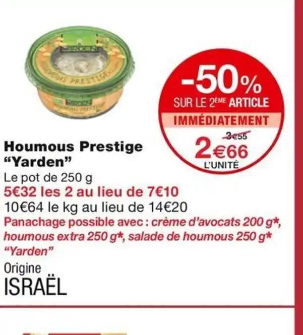 Houmous Prestige "Yarden"