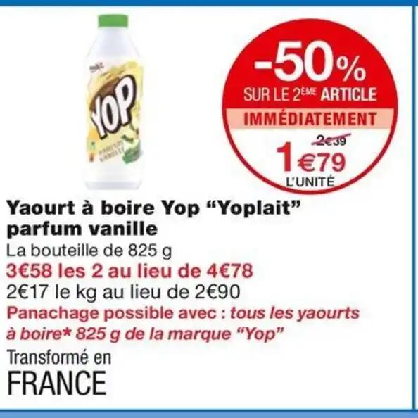 Yaourt à boire Yop "Yoplait"