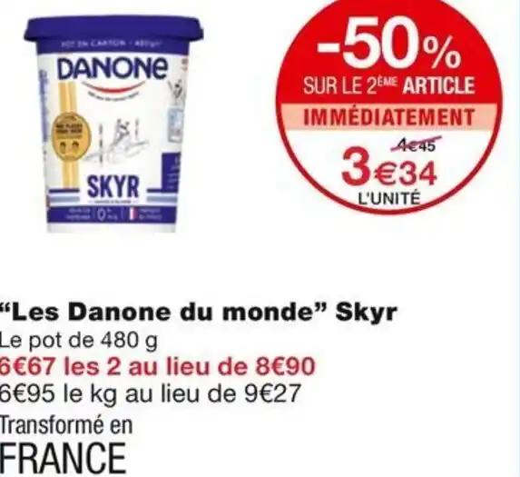 Les Danone du monde" Skyr