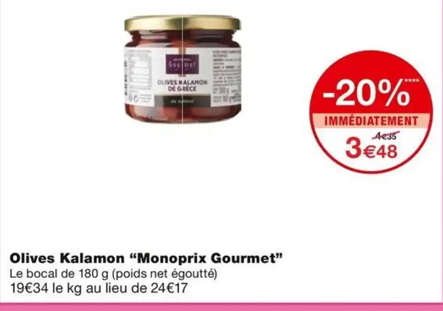 Olives Kalamon "Monoprix Gourmet
